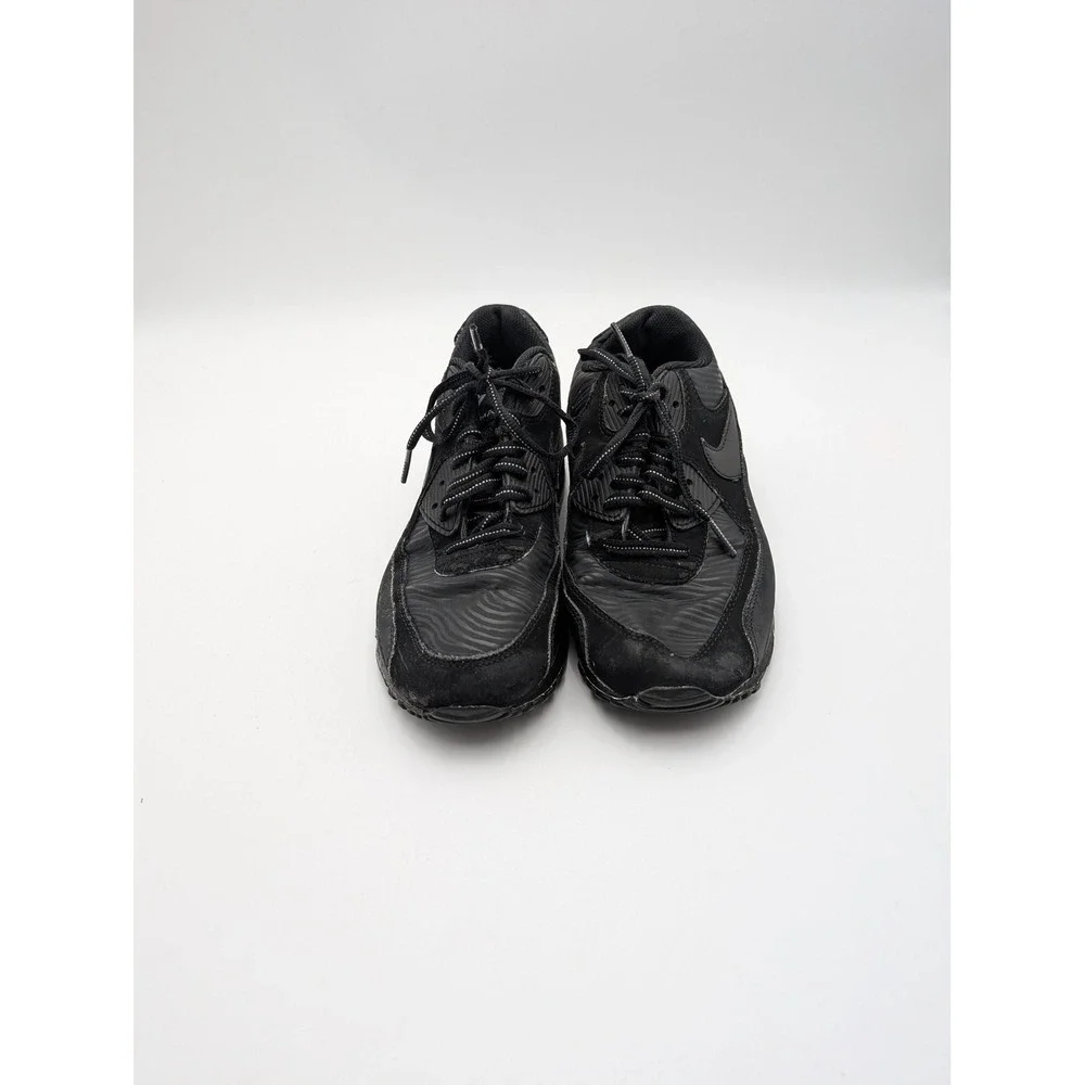 Nike Air‎ Max 90 Shoes Youth Size 6.5Y Black Kids Running Sneaker GS 307793-074